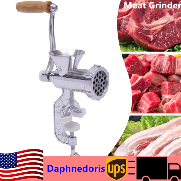 Unbranded Meat Grinder Mincer Stuffer Heavy Duty Manual Sausage Filler