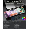 Solakaka SK968 60% Wired Gaming Keyboard,RGB Backlit,USB-C, Compact Mini Keyboard