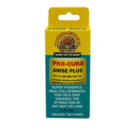 Pro-Cure Anise Plus Bait Oil, 2 Ounce - Pink