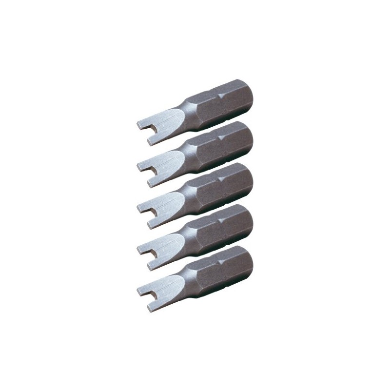 KS Tools 911.292 1/4-Inch CLASSIC Bit Security Slot, 5 Pieces,