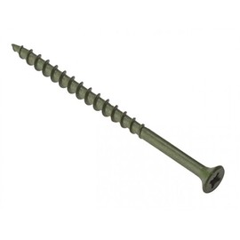 Forgefix ForgeFix Countersunk Decking Screws | 4.5 x 75mm | Green | Box 200