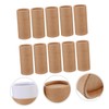 Operitacx 10pcs Essential Oil Bottle Holders Reusable Kraft Paper Packaging