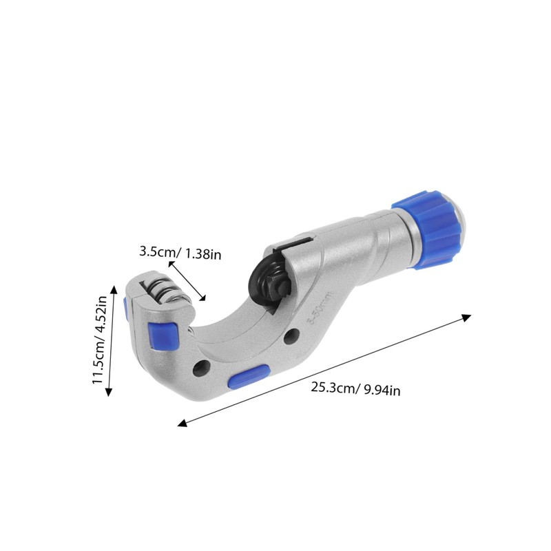 Tofficu Heavy Duty PVC Pipe Cutter Stainless Steel Tubing and