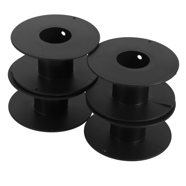 GLEAVI Plastic Wire Reel & Cable Organizer - 4pcs Black