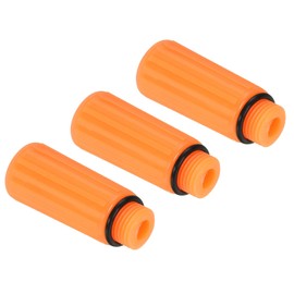 PATIKIL Air Compressor Oil Cap Plug, 3 Pack 15.5mm Replacement Oil Fill Breather Vent Cap for Common Air Compressor, Yellow