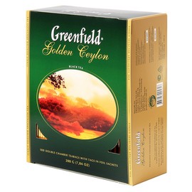 Greenfield Tea, Golden Ceylon, 100 Count