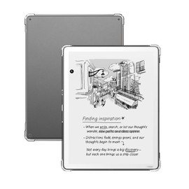 for Kindle Scribe Colorsoft (New 2025 Model) 11inch Case,Slim & Lightweight Soft TPU Anti-Scratch Back with Shockproof Impact Resistant Raised Edge -Transparent