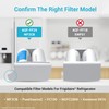 AQUA CREST Refrigerator Water Filter Replacement for WF2CB®, PureSource2®, FC100,