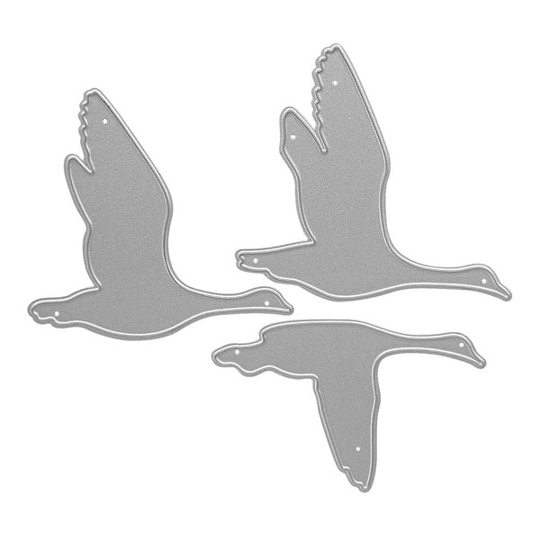 Metal Three Wild Goose Cutting Dies for Card Making, Wild