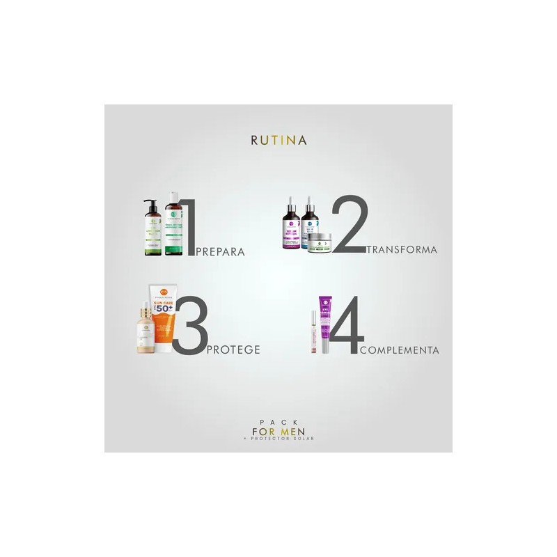 Pack Pureza Natur Protector Solar Pack Hombre Serums