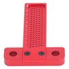 Woodworking Scriber T Square Ruler 100mm Aluminum Alloy Hole Positioning