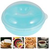 VOSAREA 2pcs Portable Airtight Bagel Keeper and Donut Storage Container
