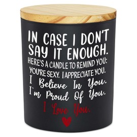 Teezwonder Romantic Couple Gifts Love You Enough Lavender Vanilla 10oz Candle Cup