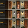 Solar Sconce Lights Outdoor Wall Mount Solar Porch Light Exterior