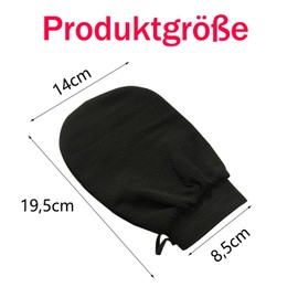 QZKJQDD 2 Stücke Peelinghandschuh, Exfoliating gloves, Peeling körper, Peeling handschuh, Peeling, Körperpeeling, Abgestorbene Haut Entferner für Damen und Herren - Exfoliating glove