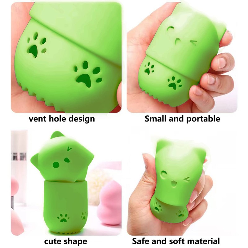 Makeup Sponge Holder, Beauty Sponge Holder + Makeup Blender Travel