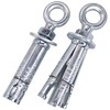 SKIR'CO (Pack of 2) Eye Bolt Shield Anchor M8, Expansion