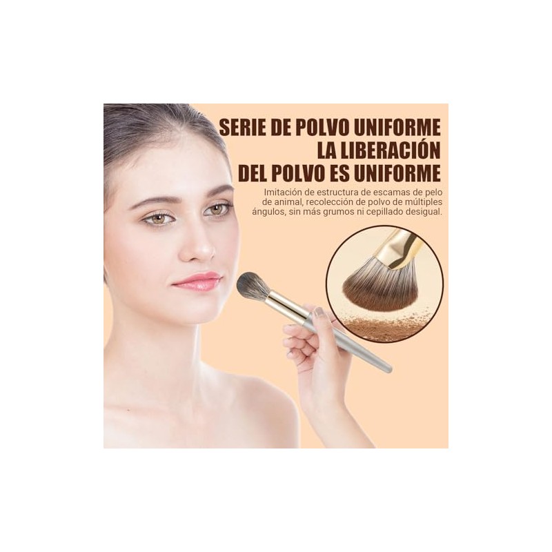 38 Piezas Makeup Brush Set, Brochas de Maquillaje Profesional