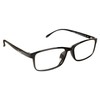 iB-iP Women's Retro Rectangular Thin Rim Leopard Clear Lens Glasses,