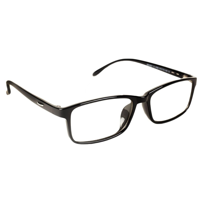iB-iP Women's Retro Rectangular Thin Rim Leopard Clear Lens Glasses,