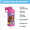 THERMOS FUNTAINER - Botella de pajita para niños, de acero