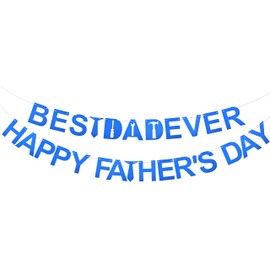 Fathers Day Decorations for Party Office Dad Birthday Banner Dad Party Decor Supplies Dad Decorative Banners for Home Wall Hanging Father's Day Banner Father Garland Banner Daddy Banner Indoor Outdoor