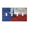 Barn Door Western Texas Star Flag 4 Gang Light Switch