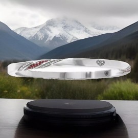 Brighton RED ETERNITY KNOT Bangle Bracelet JF082R NWT  List $68