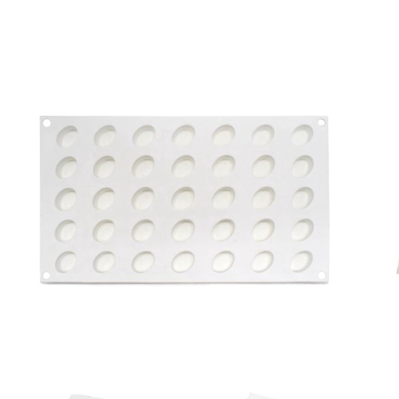 mostsom 35 Grids Gummy Oval Mold Silicone Candy Mold DIY