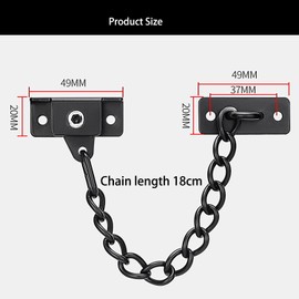Syiyunran Child Safety Locks Children's Cable Lock for Windows – 1 Piece Door Opening Limiter Made of Metal, with Screws Attaching, Child Pet Safety Cabinet Lock for Childproo
