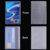 100 Pieces Plastic ID Credit Card Holder Vertical Business Card