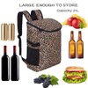 Insulated Leak Proof Cooler Backpack - Lightweight Foldable Cooler Bag