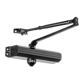 Dynasty Hardware Door Closer, Grade 1 Heavy Duty Commercial Hydraulic Closer, Self-Closing, Adjustable Spring Size 1-4, ADA Compliant, Surface Mount, Sprayed Duronotic Bronze, Series 1614