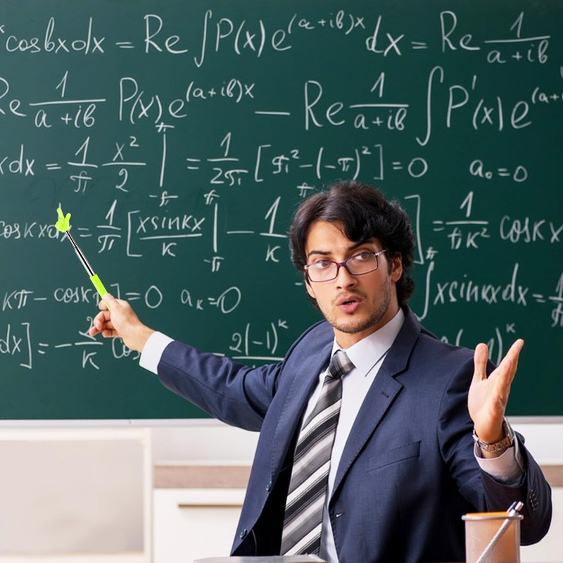 DIVINA VITAE Telescopic Teacher Pointer Extendable Pointer Stick for Classroom