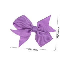 WOONEKY Metal Clip Dog Bows 8pcs Pet Hair Bows Multi-Function Grooming Bows for Fashionable Pups