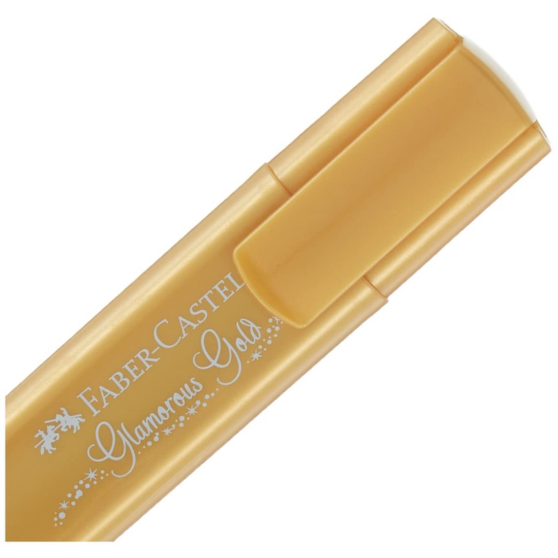 Faber-Castell Highlighter TL 46 Metallic Gold, 10 count (Pack of