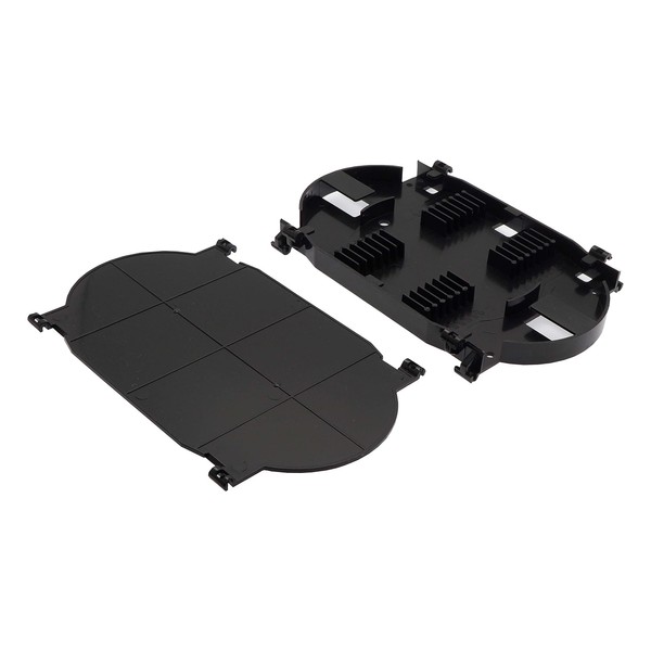 ACCL 12/24 Fiber Clasic Fussion Tray Black, 4 Pack