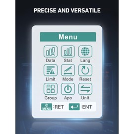 AstroAI Paint Thickness Gauge for Car, Paint Depth Gauge/Coating Tester for Check The Car's Original Coating, with Limit Alarm, 4-Direction Rotating Screen, Resol 0.01mil F/NF Measuring