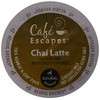 Cafe Escapes Chai Latte, K-Cup Portion Pack for Keurig Brewers,
