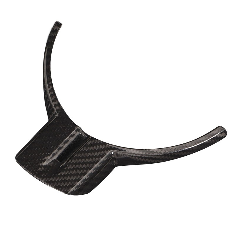 Car Steering Wheel Trim Genuine Carbon Fiber Interior Decoration Replacement