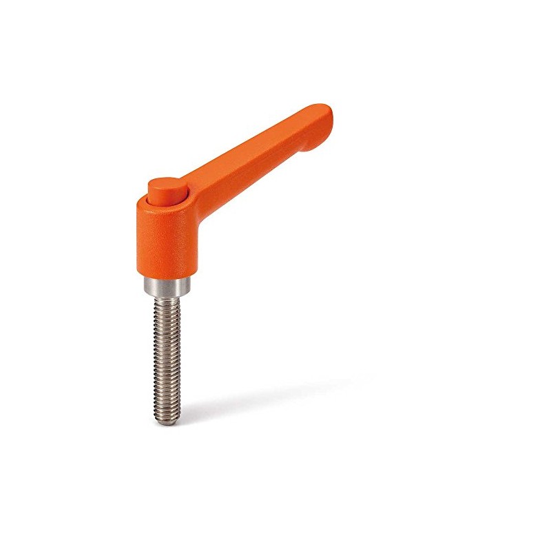 NBK Mechanical Element Parts Clamp Lever (Male Thread) with Operation