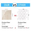 AdoDecor Peel and Stick Tile，New Upgrade Thicker Design Self Adhesive