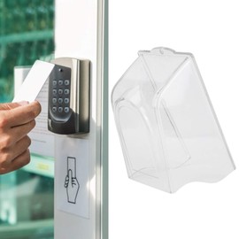 Transparent Doorbell Cover, Waterproof Rain Cover Access Control Shell for Doorbell Fingerprint Devices Attendance Machines