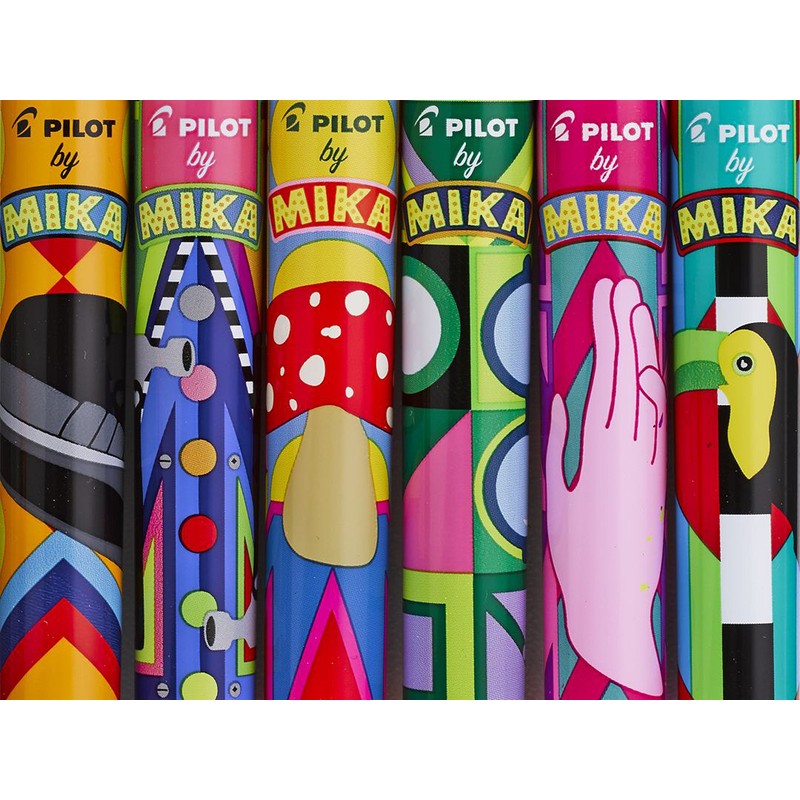 Pilot FriXion BALL 07 MIKA design Erasable Pen Blue Ink