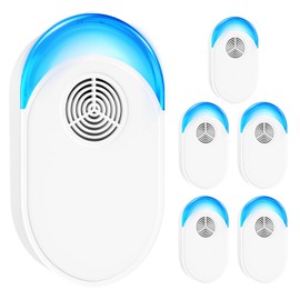 Upgraded Ultrasonic Repeller 6 Packs, 2024 Indoor Ultrasonic Repellent Insect Defense for Bugs for Roach, Bugs,Rodent, Mouse, Ant, Mosquito, Mice, Spider, Electronic Plug in Pest Control