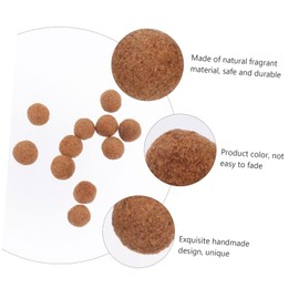 Healeved 1 Set 20pcs Aromatherapy Pills Sachet Scented Balls Home Decor Cedar Wood Blocks Cedar Sachets Bags Home Aromatherapy Supplies Wood Sphere Electric Aromatherapy Aromatic