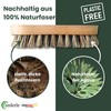 zederle Scrubbing Brushes with Ergonomic Beech Wood Handle (Pack of