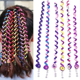 ZEVONDA Women Girl Hair Braider - Hair Styling Twister Clip Elastic Hair Rope Hair Braiders Tool Hair DIY Accessories 6 PCS/Set