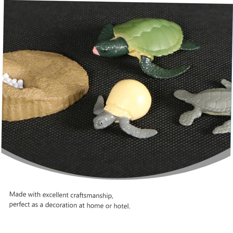 CIYODO 2 Sets Creative Simulation Frog Turtle Growth Model Animal