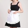 Women's Waist Apron with Two Pockets Half Apron, Costume Aprons
